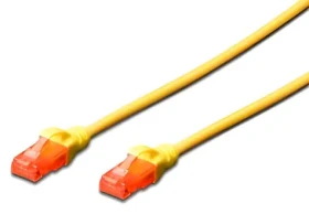 DIGITUS Ecoline Patch Cable žlutý 1m / UTP / CAT 6e / AWG 26/7 (DK-1612-010/Y)