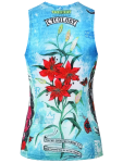 Spodní vrstva CYCOLOGY Tiger Lily, aqua, dámské (Motiv Tiger Lily, velikost M)