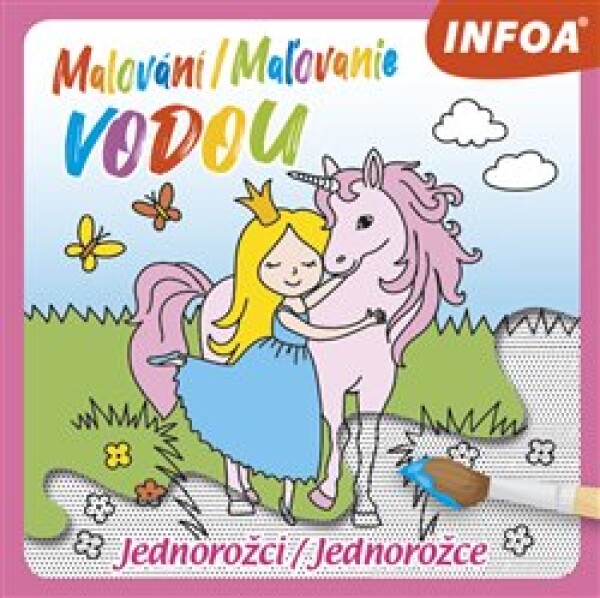 Malování Maľovanie vodou Jednorožci Jednorožce