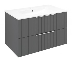 SAPHO - CIRASA umyvadlová skříňka 79,8x52x46cm, carina strip CR801-4141S