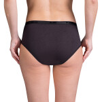 Dámské bavlněné kalhotky LADIES COTTON BOXER - BELLINDA - černá M
