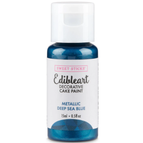 Metalická barva tekutá 15ml Deep Sea Blue - Sweet Sticks