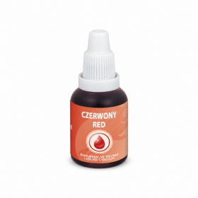 Airbrush barva tekutá Food Colours (Red) červená (20 ml)