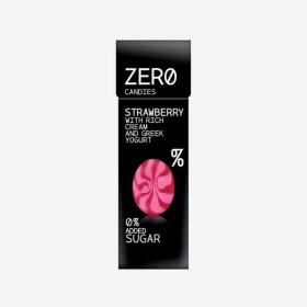 Bombus ZERO Candies Strawberry, Yoghurt bonbony bez cukru 30 g