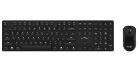 MSI FORGE K210 černá / Bezdrátová sada klávesnice a myši / bezdrátová / dobíjecí / USB / CZ+SK layout (S11-43CS208-Y92)