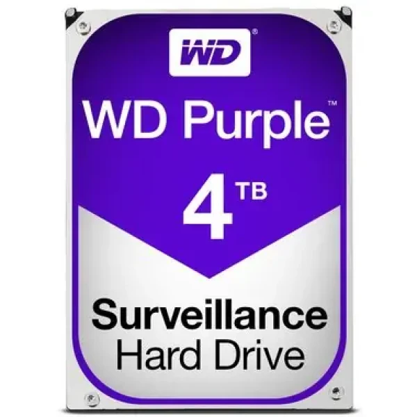 WD Purple 4TB / HDD / 3.5 SATA III / 5 400 rpm / 64MB cache / 3y (WD40PURZ)