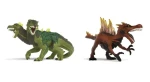 SCHLEICH Eldrador Creatures Ohnivý dinosaurus vs. Ještěr z džungle