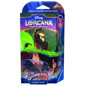 Disney Lorcana: Shimmering Skies Starter Deck Emerald Steel