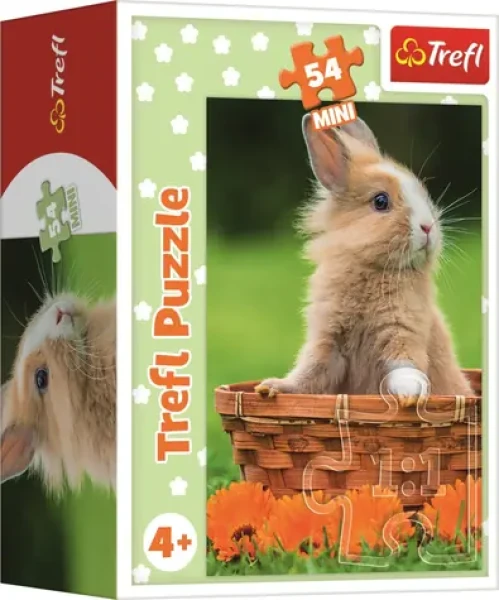 TREFL Puzzle Roztomilá zvířátka: Králíček v košíku