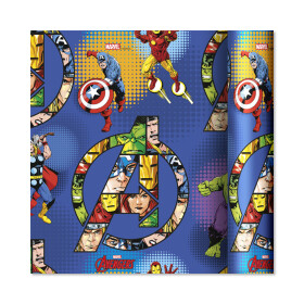 Dárkový papír - role 2 m × 70 cm - Marvel na modré - Albi