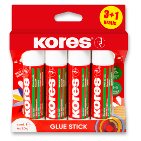 Lepicí tyčinka Kores 20 g, balení 4ks