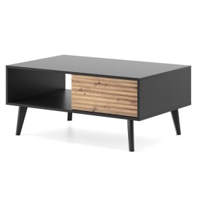FRONTI Konferenční stolek WILLOW L104 - dub artisan + černá