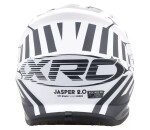 Dětská motokrosová helma Xrc MX Jasper Youth 2.0 black/white - YL / bílá
