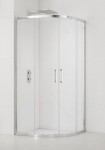 Sprchový kout čtvrtkruh 80x80 cm SAT TEX SIKOTEXS80CRT SIKOTEXS80CRT