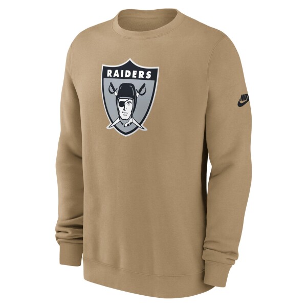 Nike Pánská mikina Las Vegas Raiders NFL Swing Pass Rewind Club Crew Velikost: S