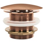REA - Univerzální vanová výpusť Click-clack - Brush Copper REA-W2016