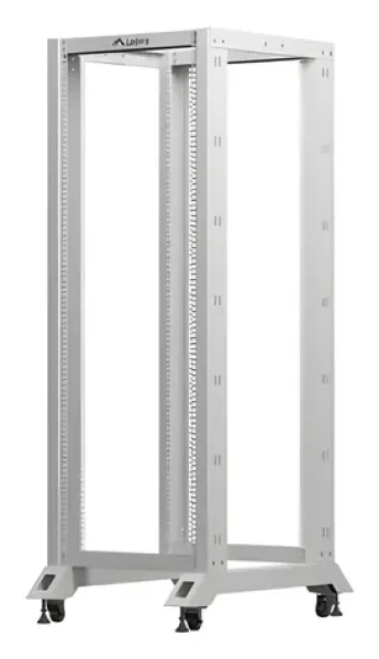 Lanberg Open Rack 32U šedý / Otevřený rack / 19" / 600 x 800 mm / nosnost 600 kg (OR01-6832-S)
