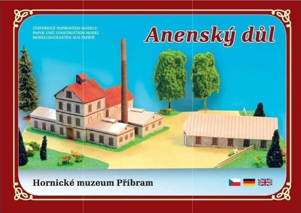 Anenský důl - Hornické muzeum Příbram - Stavebnice papírového modelu, 2. vydání