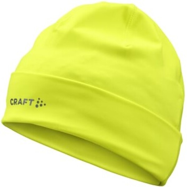 Běžecká čepice CRAFT CORE Essence - žlutá Velikost textilu: S-M