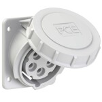 MENNEKES Wandcontactdoos 32A 5P 6H 400V IP44 TwinCONTACT 32 CEE zásuvka na stěnu, 32 A, 5pólová, 400 V, 1 ks