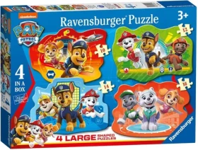 RAVENSBURGER Puzzle Tlapková patrola 4v1