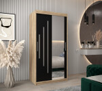 Šatní skříň Abi Y2 Barva korpusu: Bílá, Rozměry: 120 cm, Dveře: Dub artisan