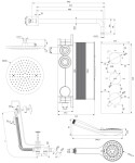 OMNIRES - Y termostatický podomítková sprchová baterie chrom /CR/ SYSYS01XCR