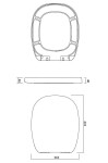 CERSANIT - SEDÁTKO FACILE DUROPLAST SOFT-CLOSE K98-0118