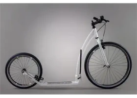 Mibo GT Split 26/20 bílá / Skládací koloběžka / Kola 26"/20"