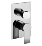 PAFFONI - Tango Sprchová podomítková baterie s přepínačem, 3 vývody, chrom TA019CR