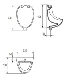 CERSANIT - PISOÁR PRESIDENT P101 K08-013