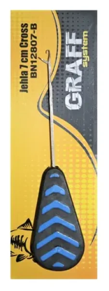 Graff Jehla Cross 7cm Modrá (BN12807-BL)