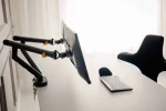 BakkerElkhuizen BE Flexible Dual tmavě šedá / Rameno na 2 monitory / VESA 75-100 mm / nosnost 20 kg / výška 126-485 mm (BNEBFDDG)