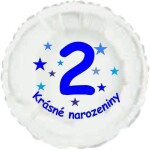 Krásné 2. narozeniny fóliový balónek kruh pro kluky Balonky.cz Krásné 2. narozeniny fóliový balónek kruh pro kluky Balonky.cz