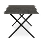 Jídelní stůl 210x100cm, mdf, šedý dub, HT-F4321 GREY