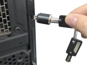 Conceptronic zámek počítačové skříně černý / Zámek / Klíčový / 2 klíče v balení (CUSTODIO03BSM)
