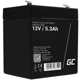 Green Cell AGM45 / Baterie pro UPS / VRLA AGM / 12V / 5,3Ah (AGM45)