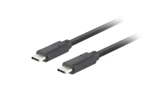Lanberg USB-C 3.1 Gen 2 0,5 m černá / Kabel USB-C na USB-C / 10 Gbps / PD 100W (CA-CMCM-32CU-0005-BK)