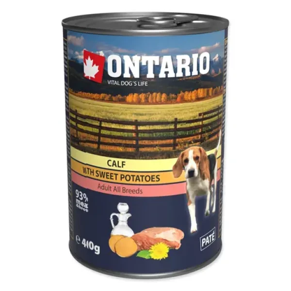 Ontario Konzerva telecí s batáty 400g (214-2017)