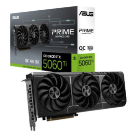 ASUS VGA NVIDIA GeForce RTX 5060 Ti PRIME OC 16G, 16GB GDDR7, 3xDP, 1xHDMI EDF_1887648