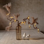 STAR TRADING Světelný řetěz Shimmer, béžová barva