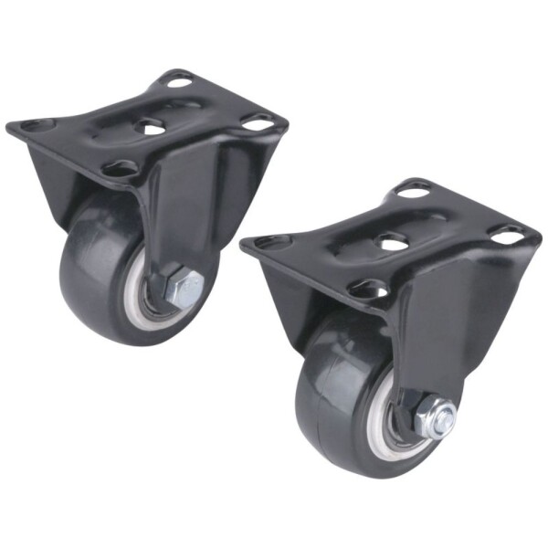 EXTOL PREMIUM 8856012 Kolečko pojezdové, 40mm, pevné, PVC, 30kg, sada 2ks