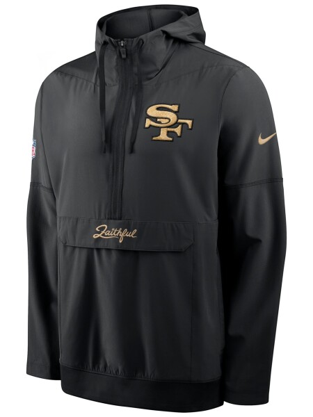 Nike Pánská bunda San Francisco 49ers NFL 2026 Rivalries Sideline Half-Zip Anorak Velikost: L