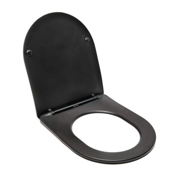 WC prkénko SAT Infinitio zakulacené černé SATINFPBKM SATINFPBKM