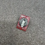 Pinarna.cz Make art not war / Tvořte umění, ne válku - červený