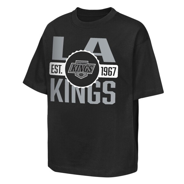 Outerstuff Dětské tričko Los Angeles Kings NHL Shot Speed Short Sleeve Elevated Velikost: Dětské S (122 – 134)