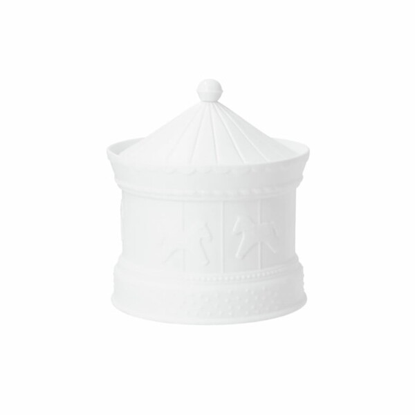 Räder Porcelánová dóza Carousel 16 cm, bílá barva, porcelán