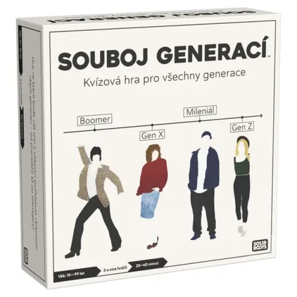 SPIN MASTER GAMES Společenská hra Souboj generací
