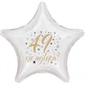 49. narozeniny balónek hvězda Balonky.cz 49. narozeniny balónek hvězda Balonky.cz
