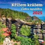 Kalendář nástěnný 2025 - Křížem krážem Českou republikou